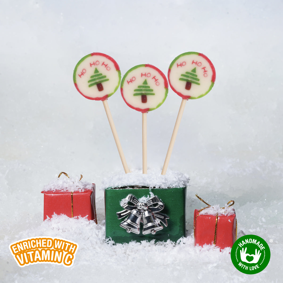 Zubi Christmas Tree Candy Rocks Lolly (Mango) - Enriched with Vitamin C