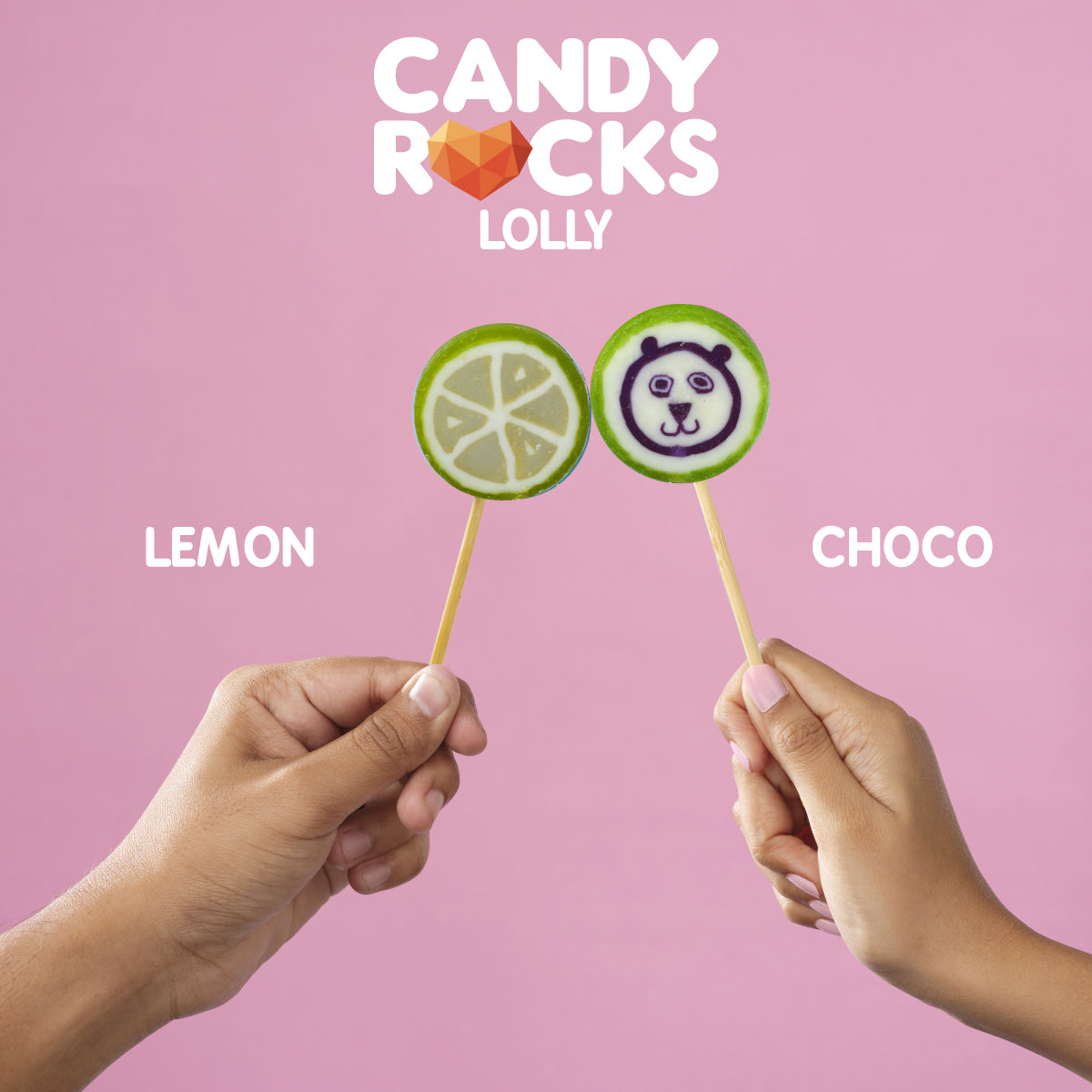 Zubi Candy Rocks Lolly (Assorted) - Enriched with Vitamin C