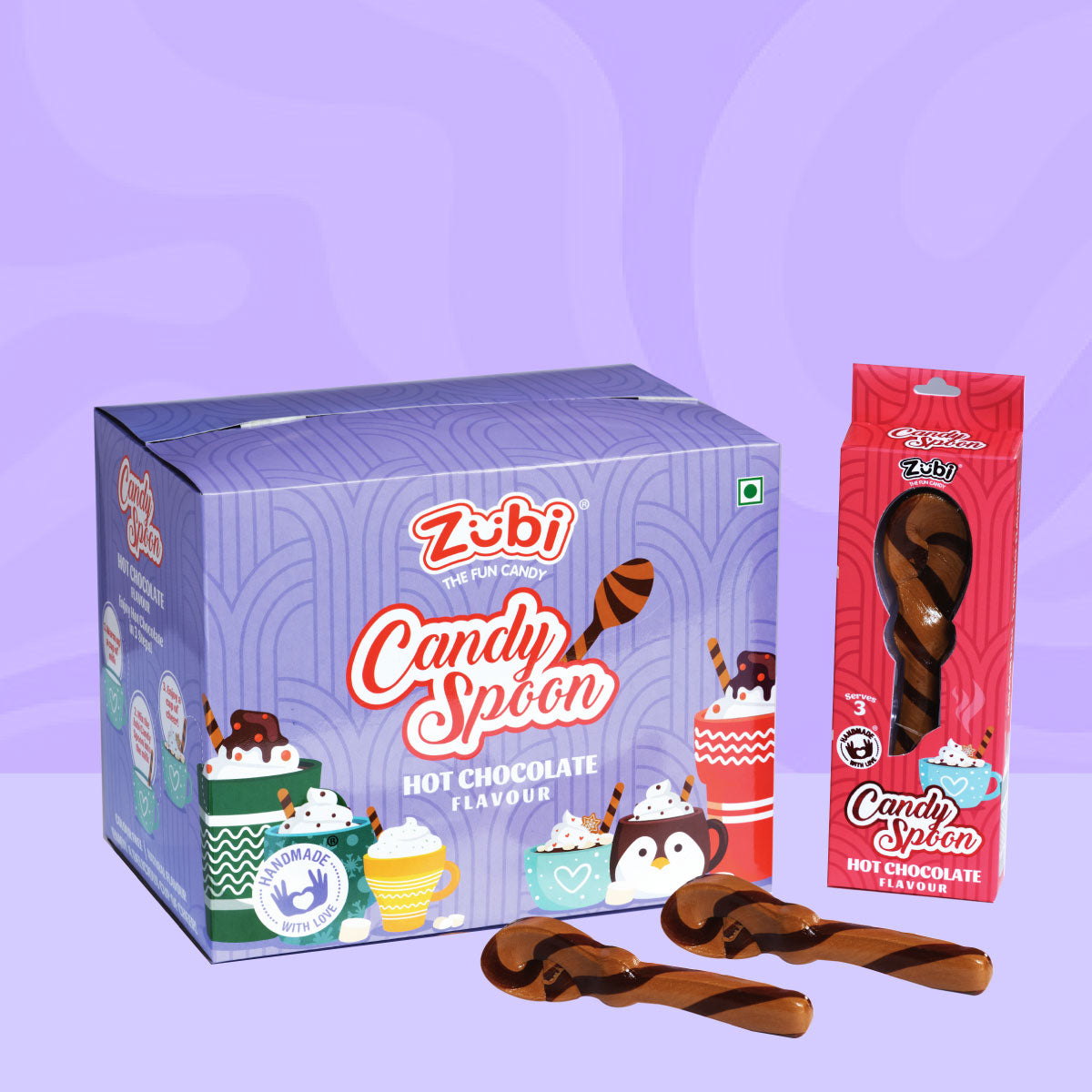 Zubi Candy Spoon (Hot Chocolate Flavour)