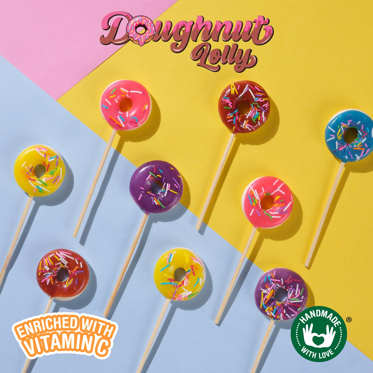 Zubi Doughnut Lolly - Enriched with Vitamin C (Pack of 6)