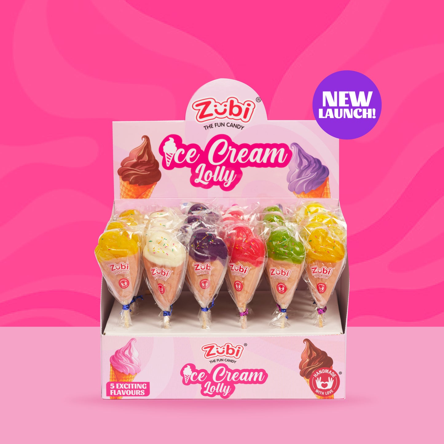 Zubi Ice Cream Lolly - Enriched with Vitamin C (Pack of 6)