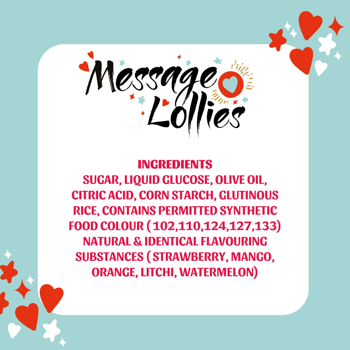 Zubi Collectible Message Lolly