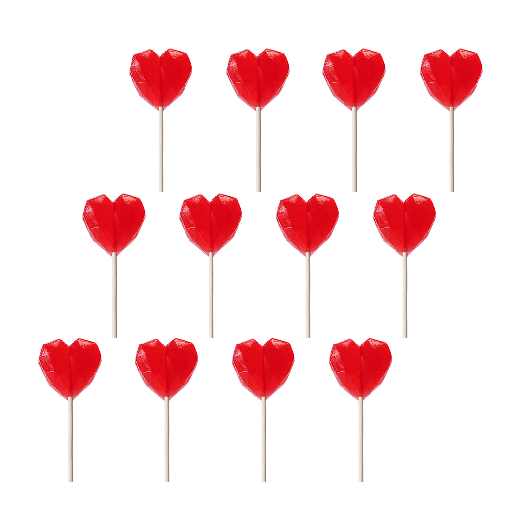 Zubi Heart Lollipop - Perfect Valentine's Day Gift- Enriched With Vitamin C