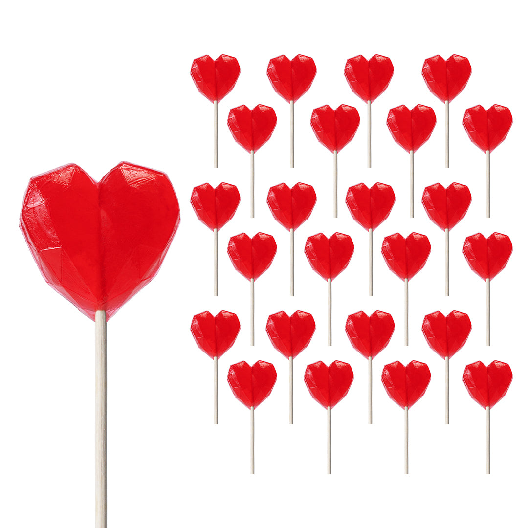 Zubi Heart Lollipop - Perfect Valentine's Day Gift- Enriched With Vitamin C