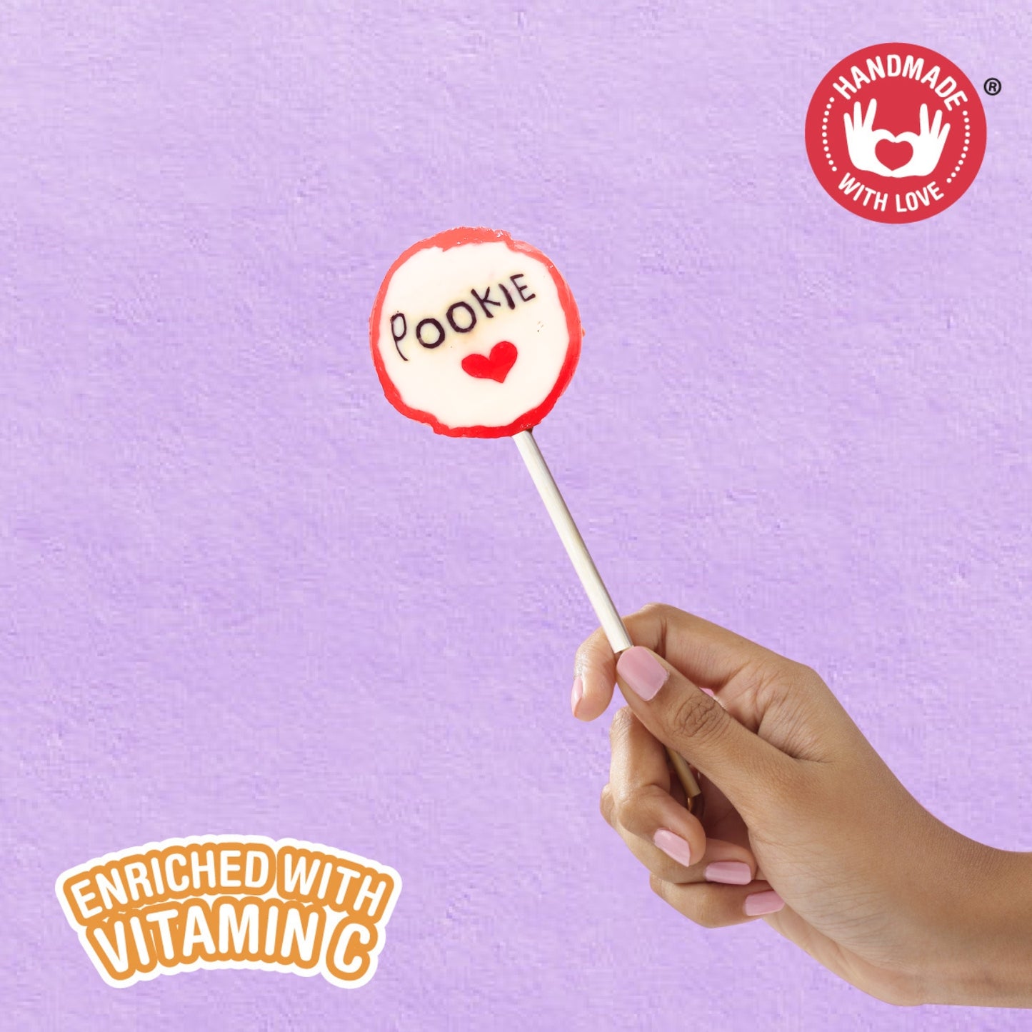 Zubi Candy Rocks Lolly Valentines Spl (Assorted) - Enriched with Vitamin C