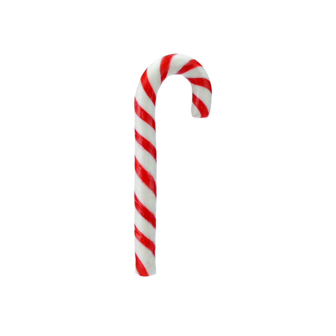 Natural Peppermint Candy Canes - Pack of 6 Enriched with vitamin C