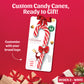 Zubi Customized Candy Canes (Raspberry, Peppermint) (Pack of 10)