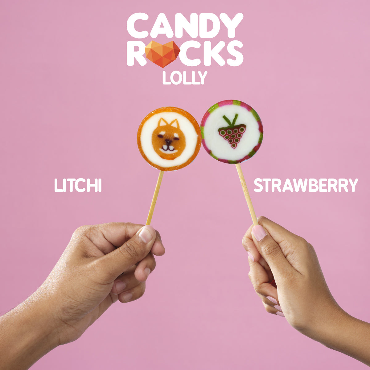 Zubi Candy Rocks Lolly (Assorted) - Enriched with Vitamin C