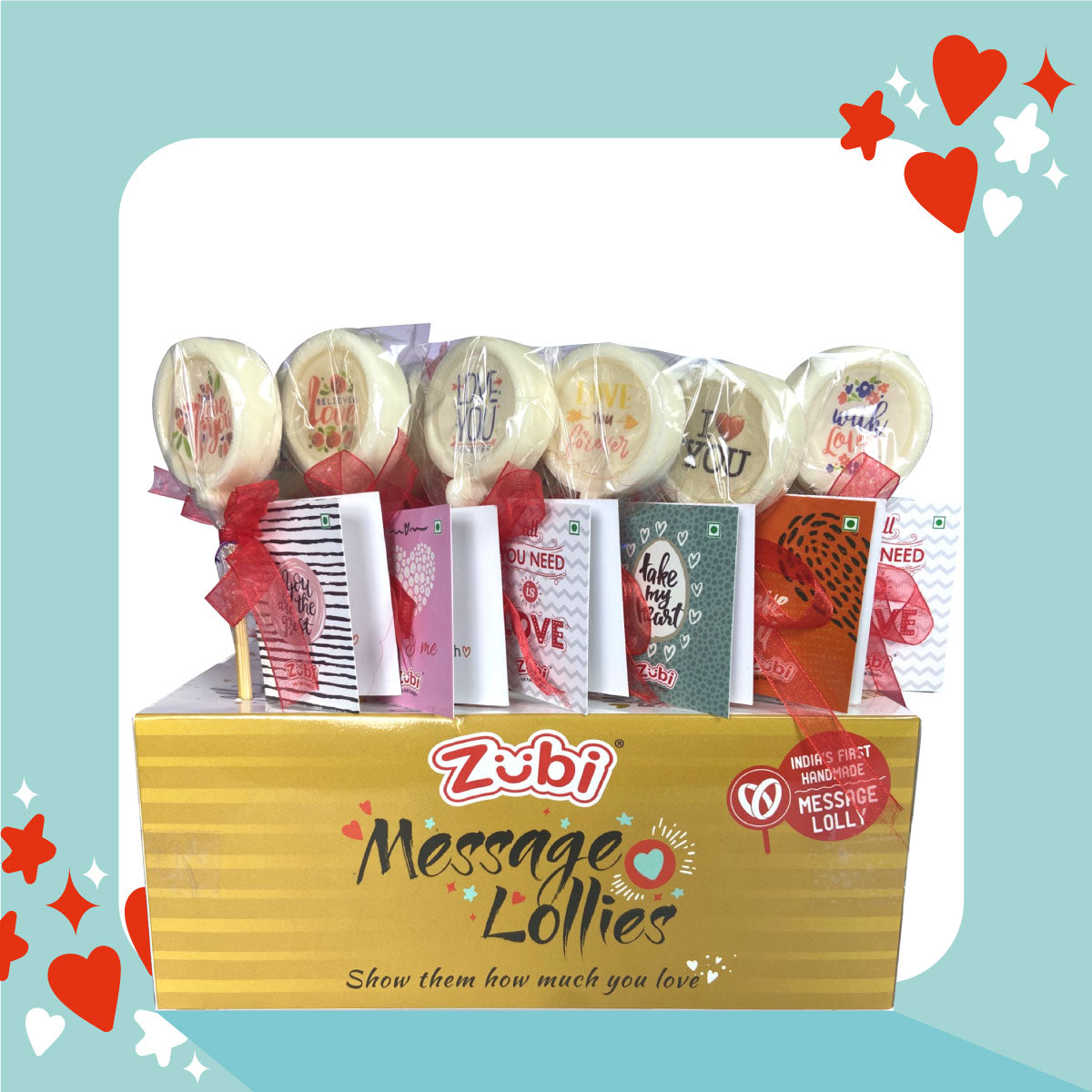 Zubi Message Lolly