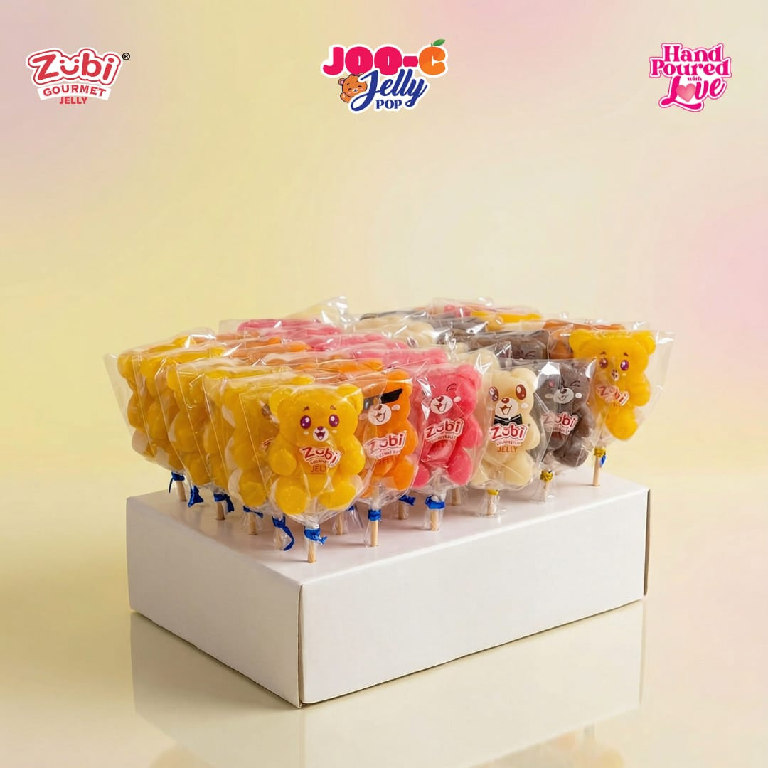 Zubi Gourmet JooC Jelly Teddy Pop - NEW LAUNCH